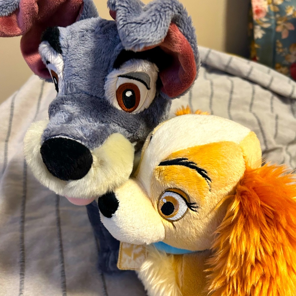 Lady and the Tramp Disney Store Plushies